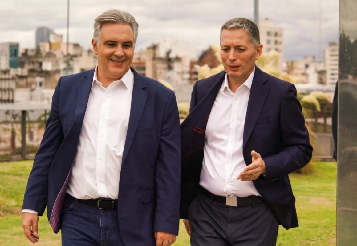 Martín Llaryora y Fernando Gray