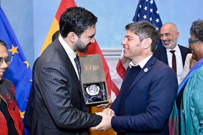 Axel Kicillof cerró su gira por Nueva York