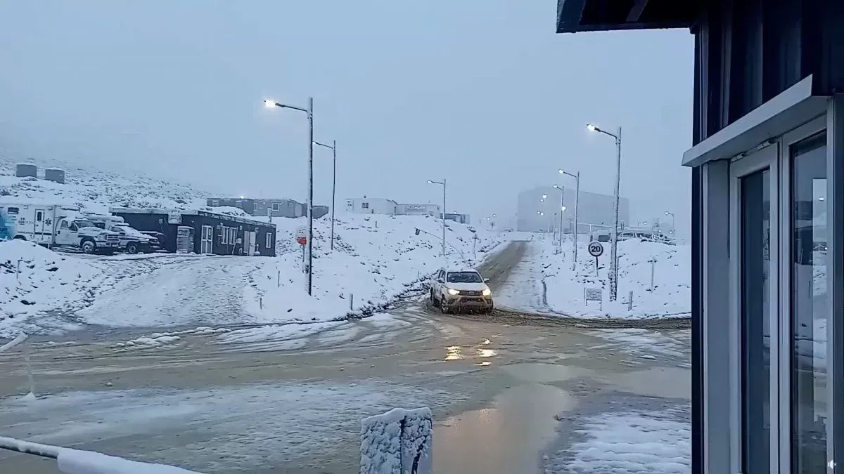 Inesperada nevada en verano vistió a la puna jujeña de blanco