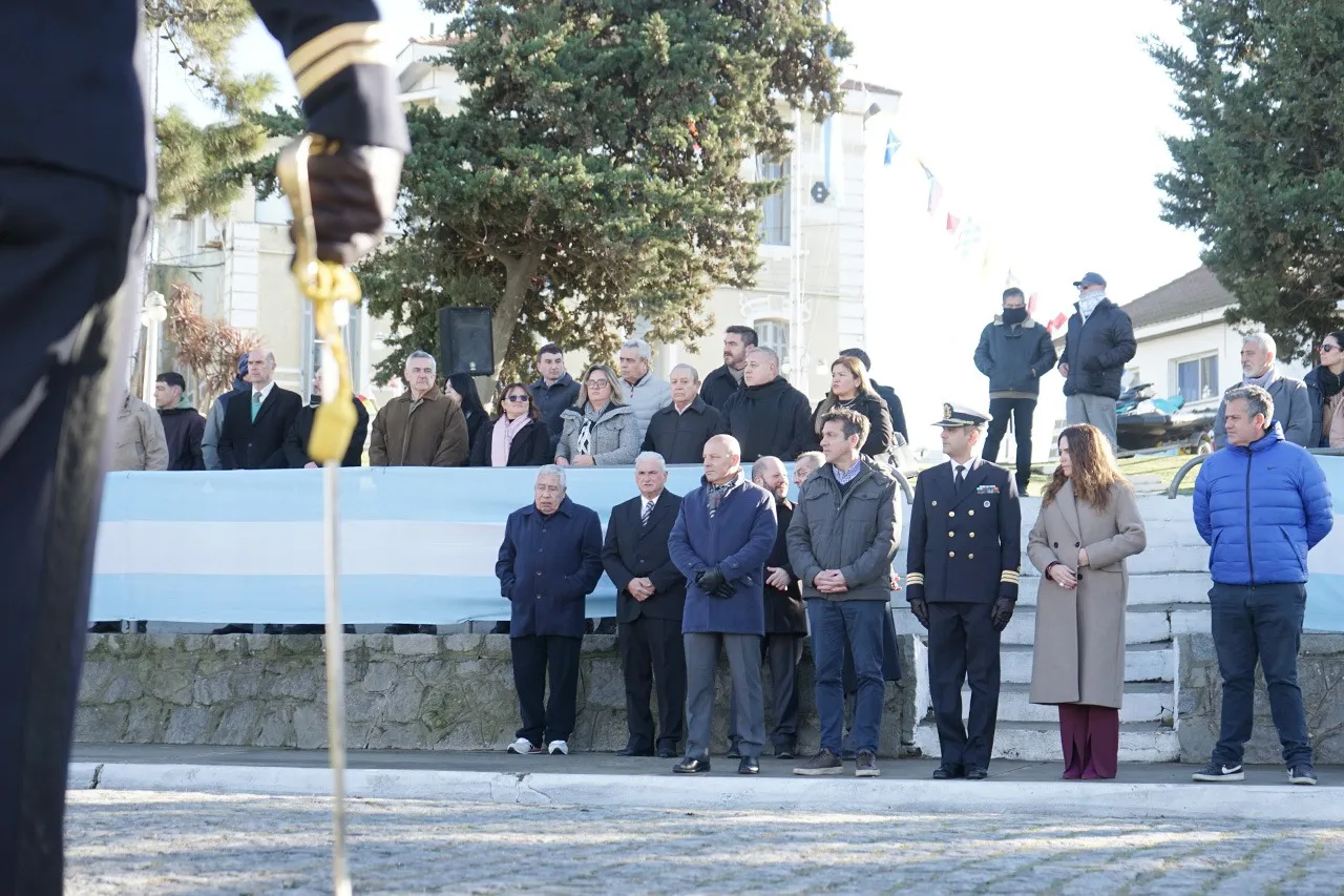 Rojas participó del acto por los 215 años de la Prefectura Naval Argentina en Quequén