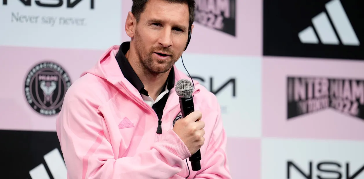 Lionel Messi, en conferencia de prensa en Japón.