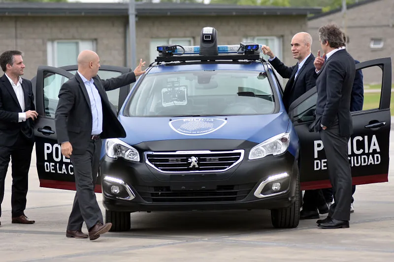 Nuevo sistema de camaras para 200 patrulleros de la Policia de la Ciudad