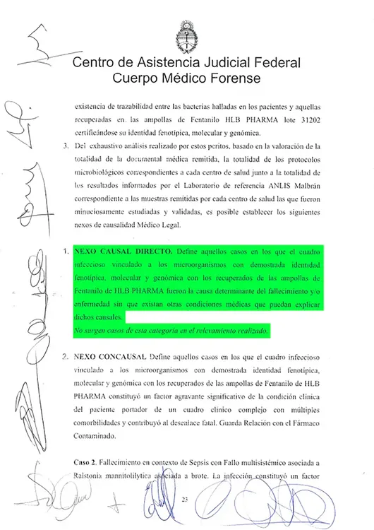 Peritajes Fentanilo