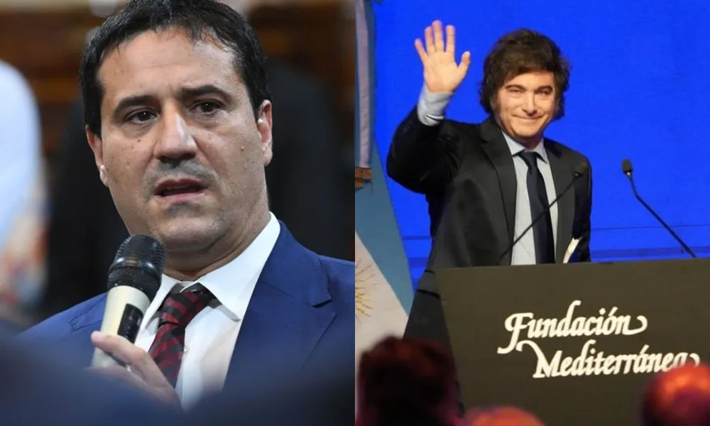 Milei criticó a Raúl Alfonsín y Abad le salió al cruce.