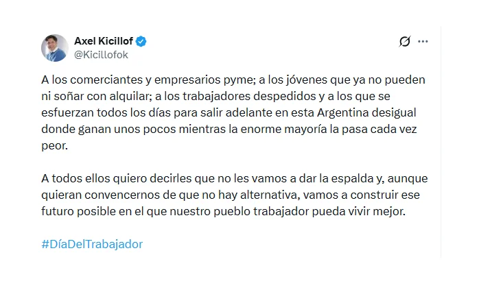 X Axel Kicillof