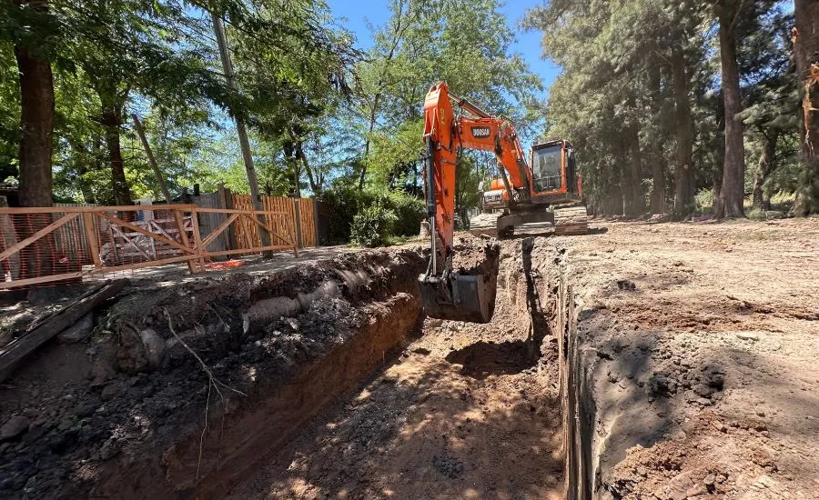 Avanza importante obra en Glew.