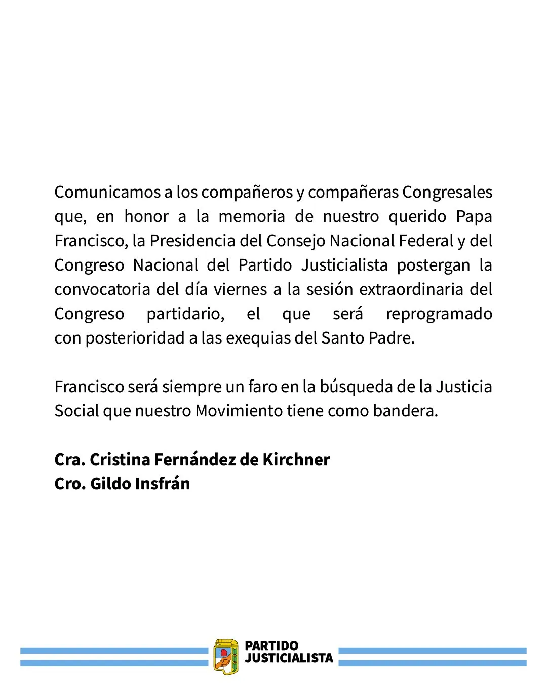 Partido Justicialista Congreso partidario