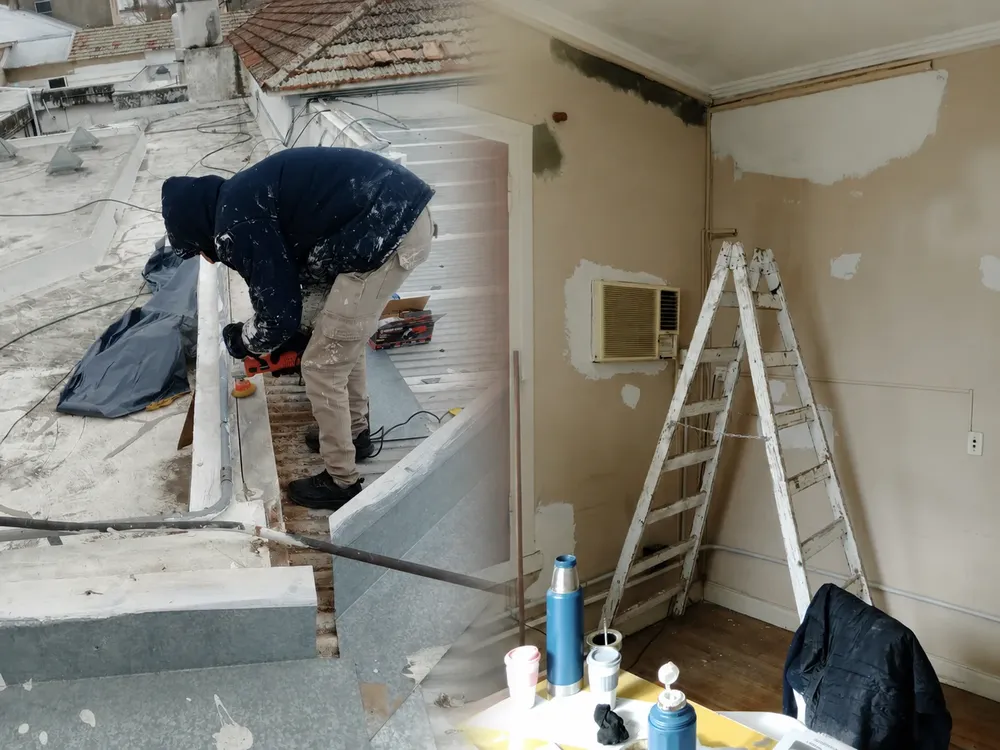 Obras en Rojas hospital