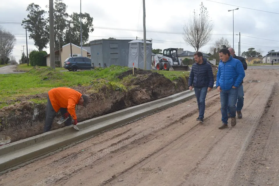 Di Cesare avanza con las obras viales