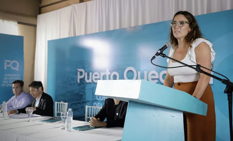 Jimena López quedó al frente del Puerto de Quequén