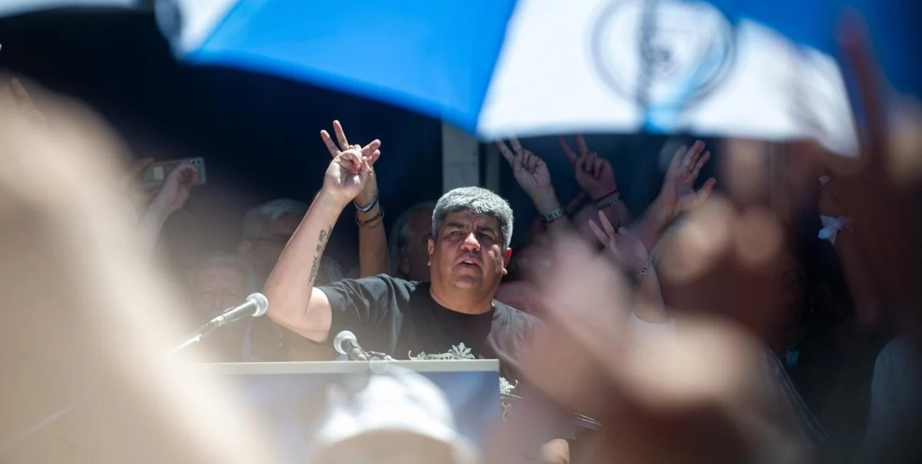 Pablo Moyano, acto de la CGT Pablo Moyano, acto de la CGT