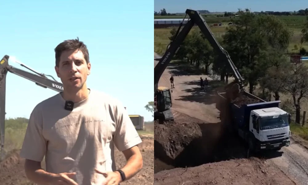 San Nicolás avanza con desagües pluviales y Passaglia resalta su impacto