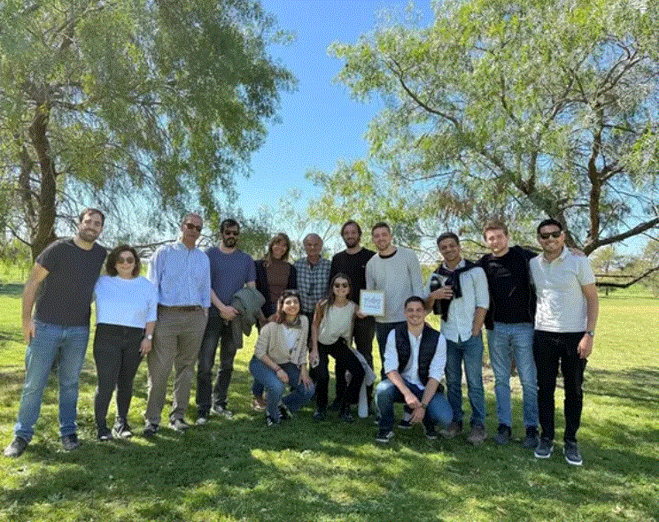 Mancini recibió a compañeros del CIAS.