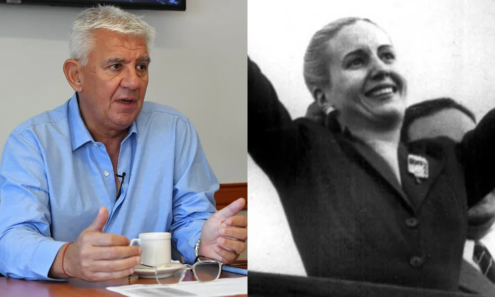 Dichiara recordó a Evita.