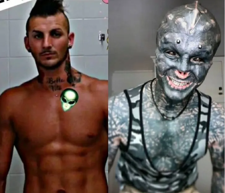 Increíble transformación quirúrgica de un fanático para convertirse en alien