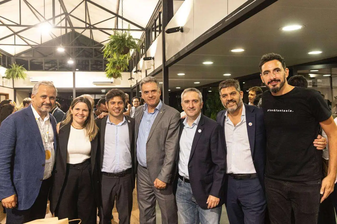 Kicillof con el presidente Orsi