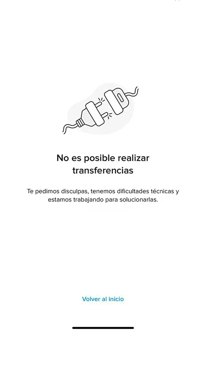 Mercado Pago error transferencias