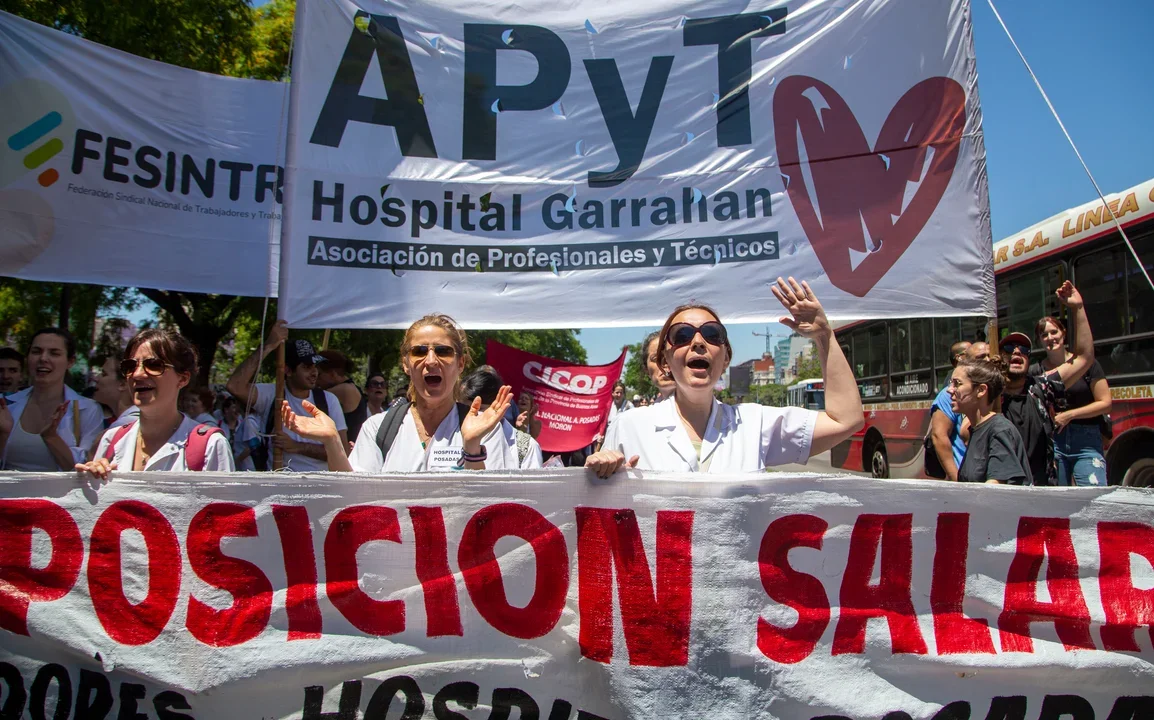 Trabajadores del Hospital Garrahan