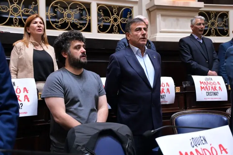 Facundo Tignanelli y Rubén Eslaiman