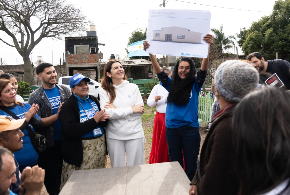Mariel Fernández anunció la construcción del nuevo espacio de Casa TEA en Cuartel V