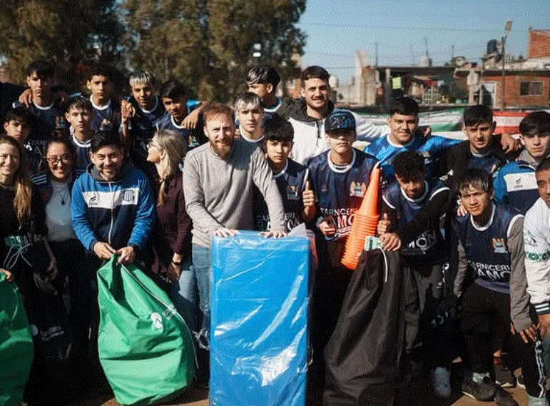 Otermín pone el foco en los clubes de barrio.