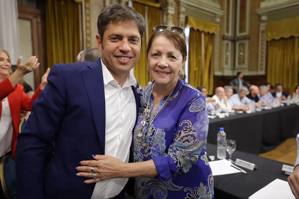 Blanca Cantero y Axel Kicillof