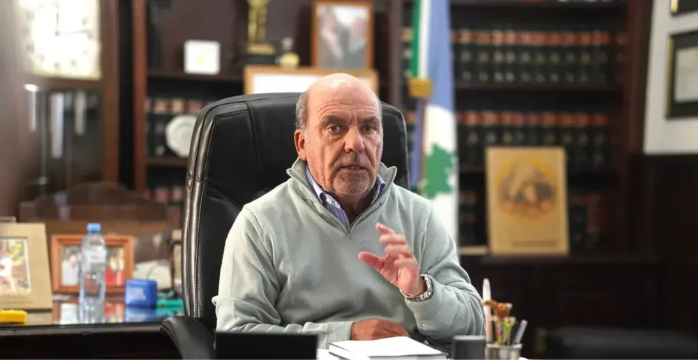 Ricardo Moccero, intendente de Coronel Suárez