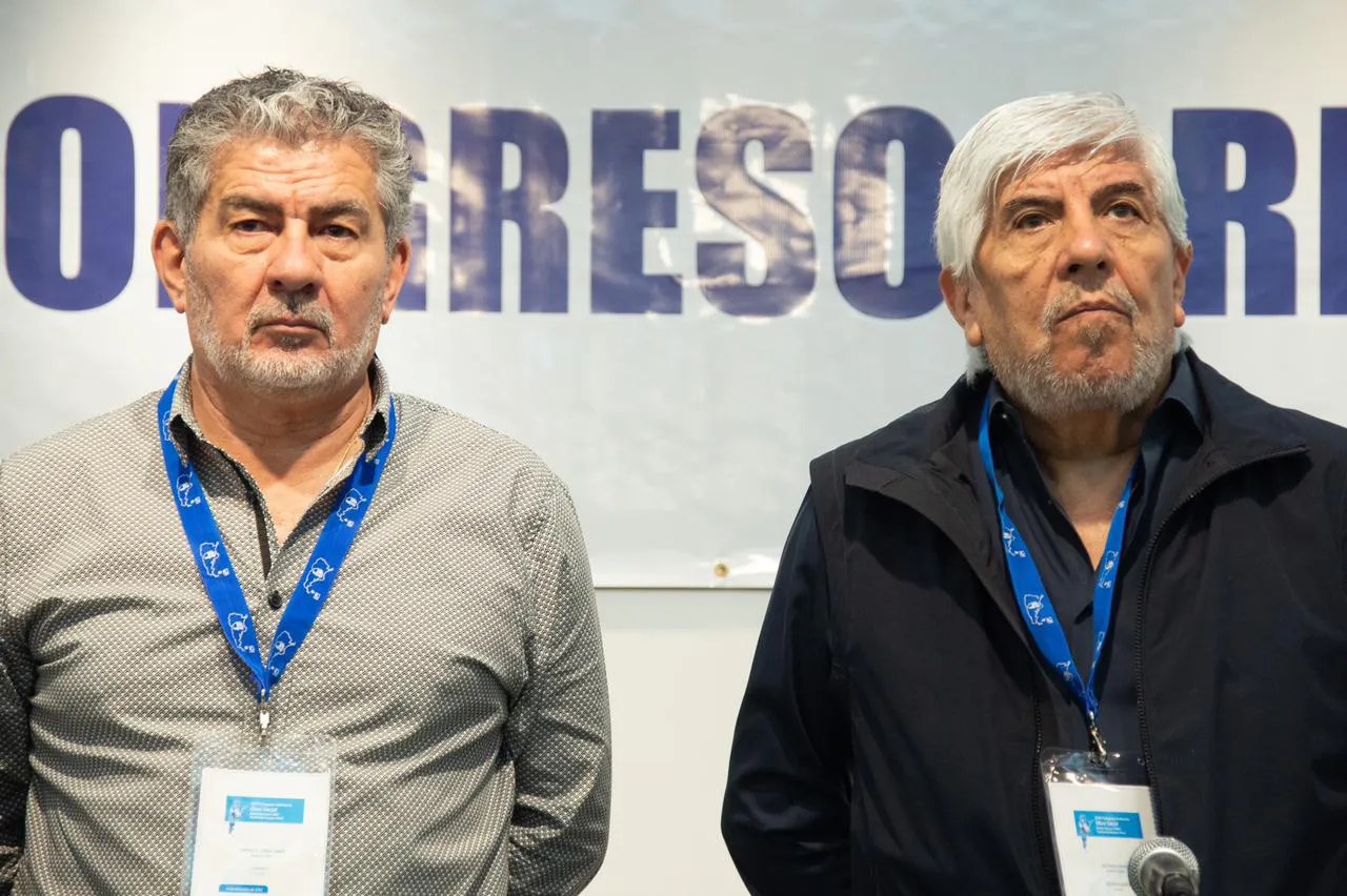 Jorge Taboada y Hugo Moyano