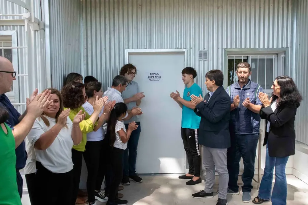Acerbo inauguró nuevas aulas y un espacio de producción autogestiva en el CEPT N° 27 3
