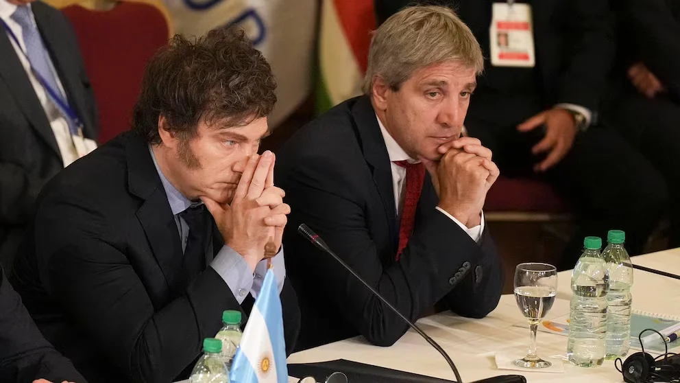 Milei y Caputo
