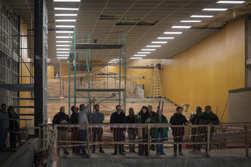 Teatro San Martín referentes del arte recorrieron la obra