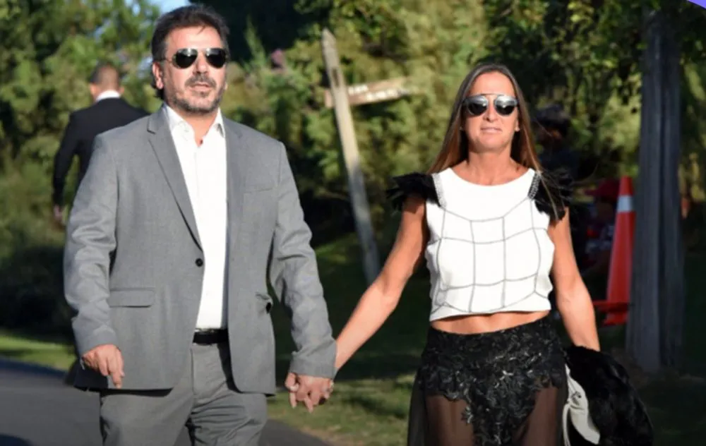 Cristian Ritondo y su mujer, Romina Diago