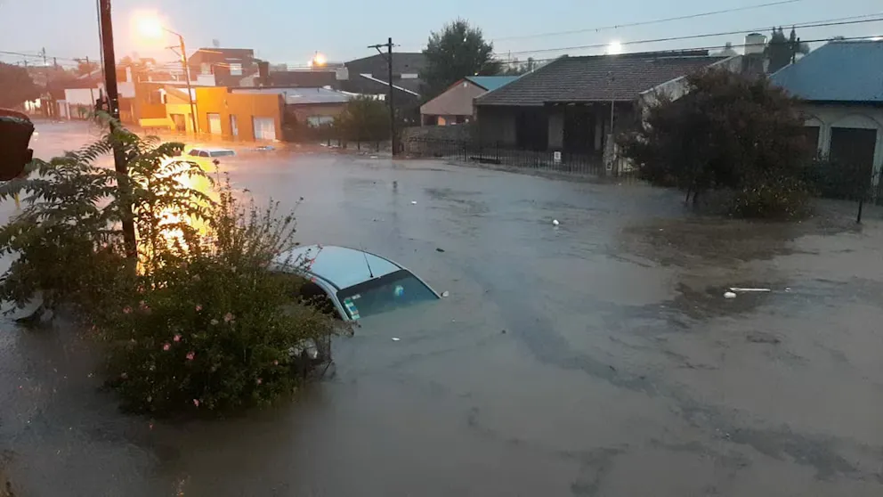 Inundación en Bahía Blanca