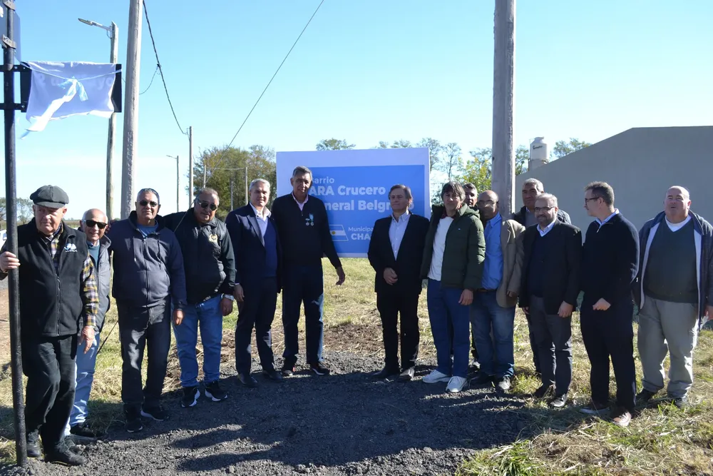 Chacabuco nuevo barrio en Rawson recuerda al ARA General Belgrano