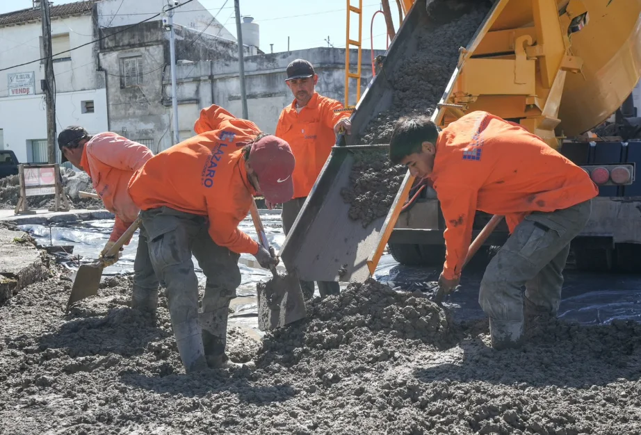 Obras viales en Lanús 2