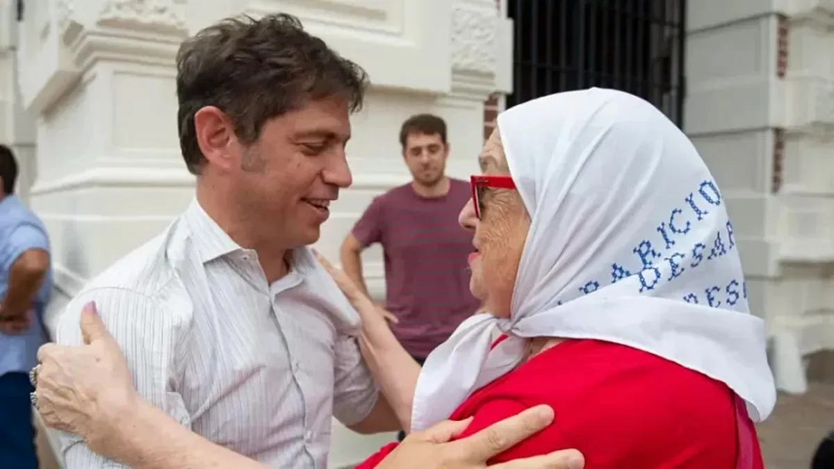 Kicillof junto a Hebe de Bonafini