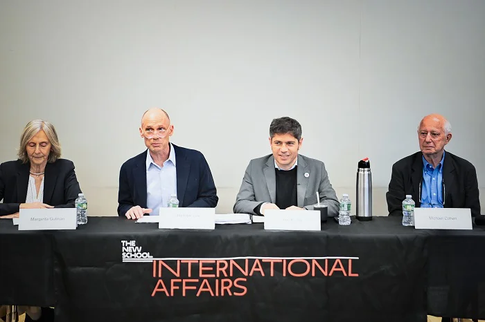 Axel Kicillof en Estados Unidos