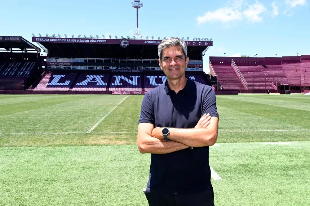Mauricio Pellegrino, entrenador de Lanús