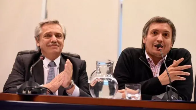 Alberto Fernández y Máximo Kirchner
