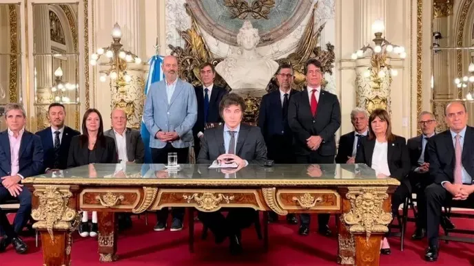 Milei en cadena nacional