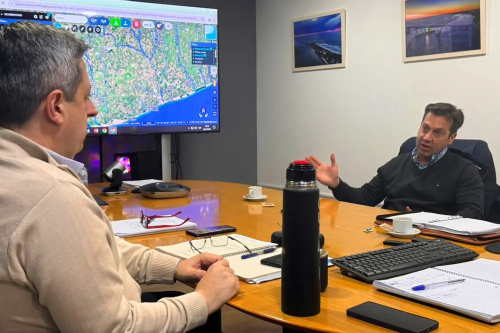 Rojas gestionó en Provincia obras urgentes y asistencia económica.