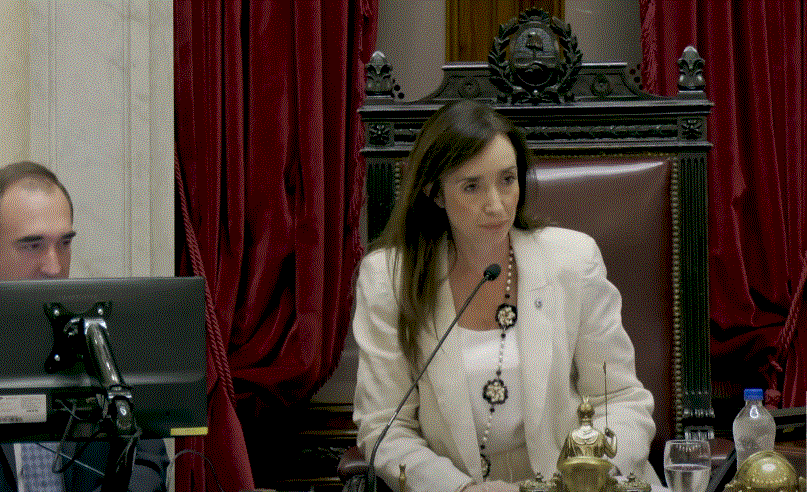 Victoria Villarruel, vicepresidenta de la Nación.