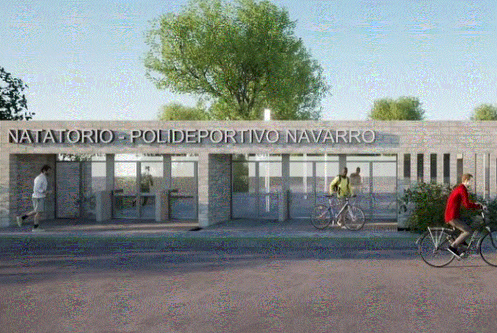 Así será el natatorio de Navarro.