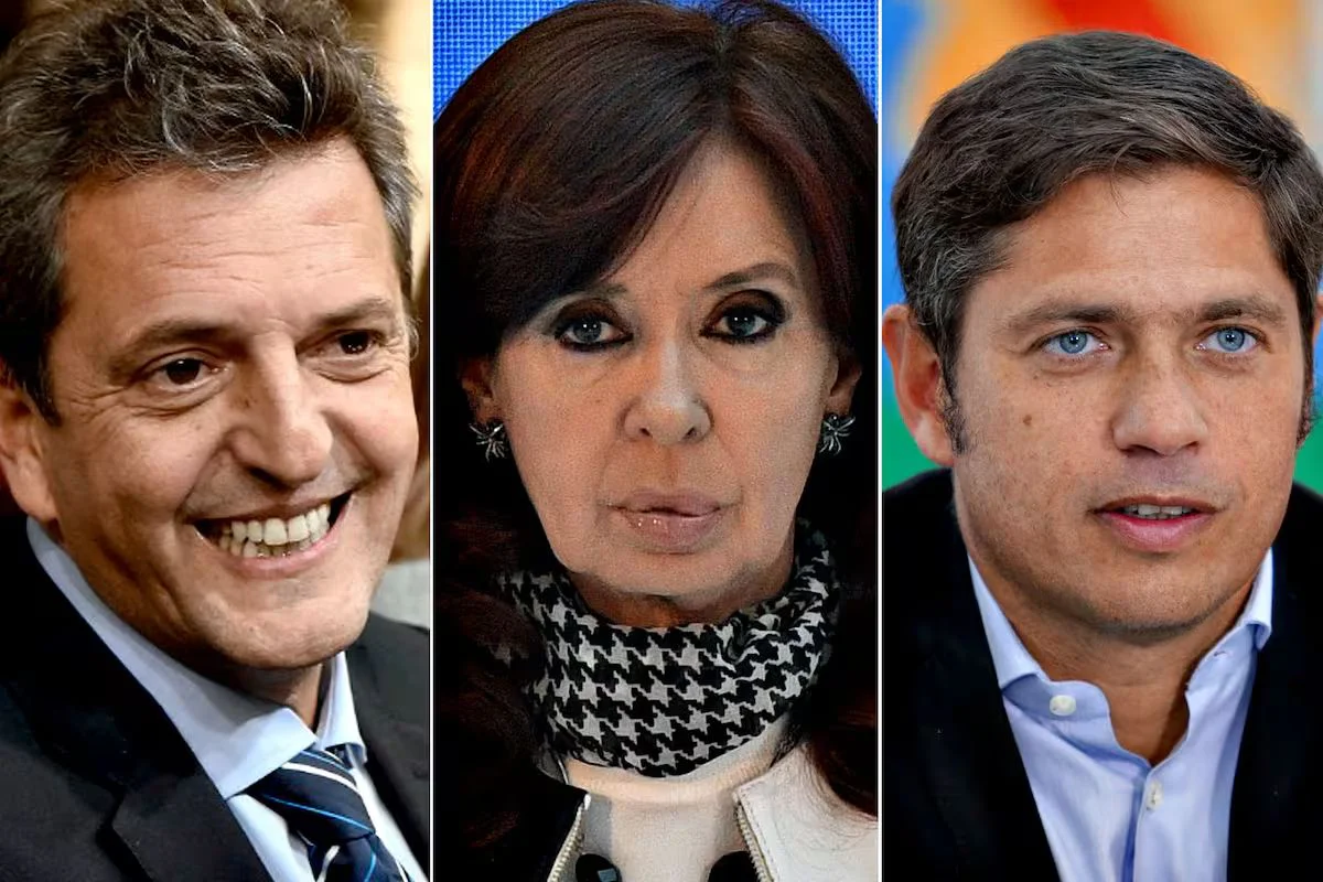 Massa, Cristina y Kicillof