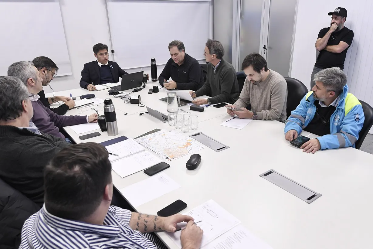 Kicillof le exige a Nación el fondo de catástrofes