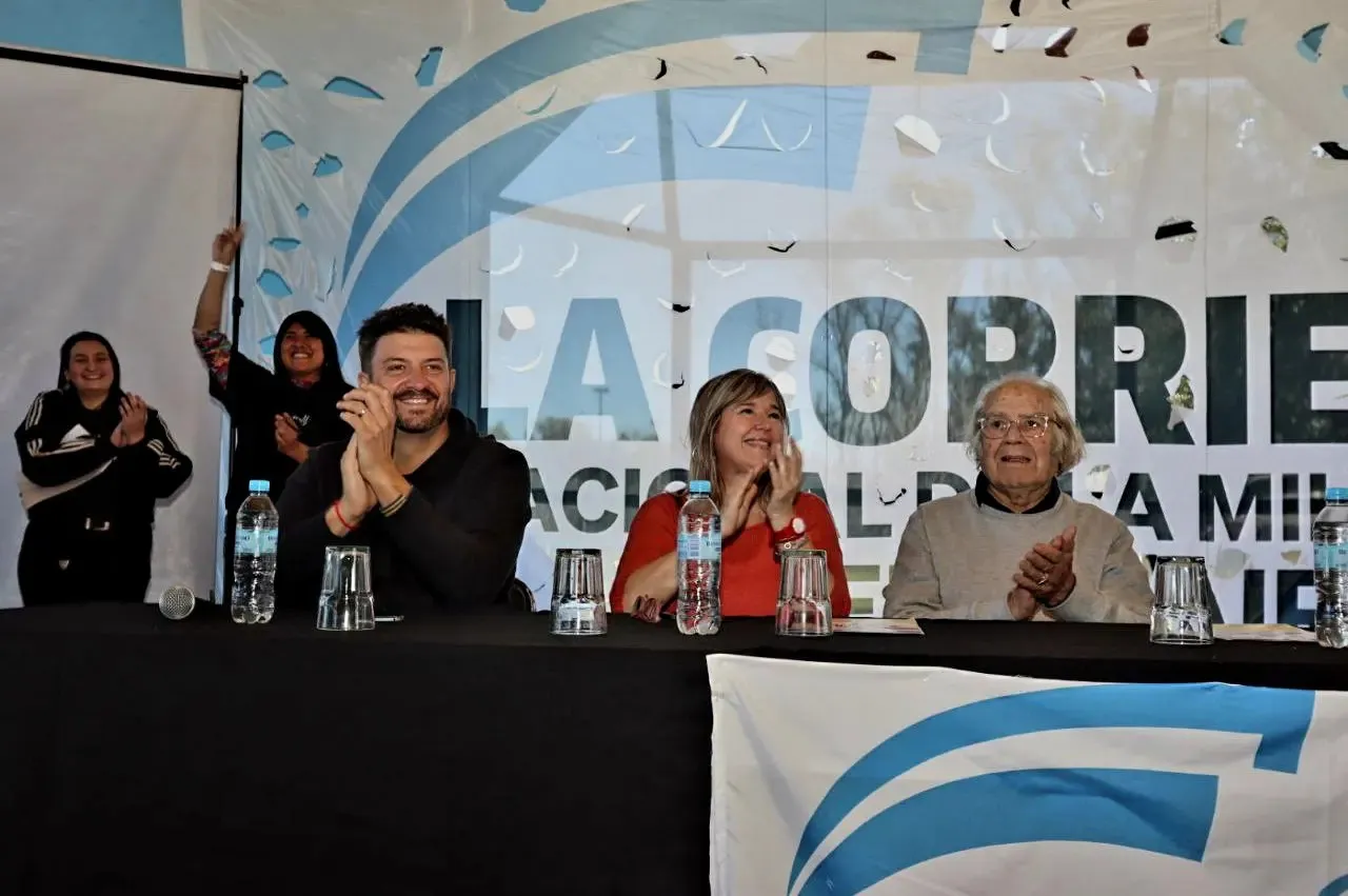 Nanni junto a Pérez Esquivel y Álvarez Rodríguez.