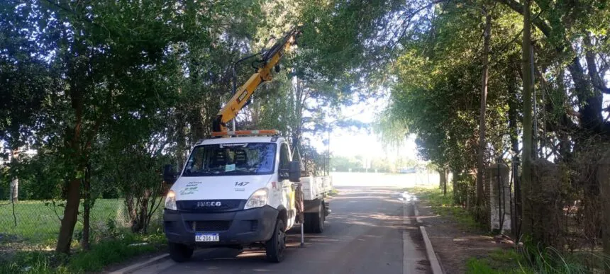 Avanzan las obras de iluminación en distintos barrios y espacios públicos de la ciudad