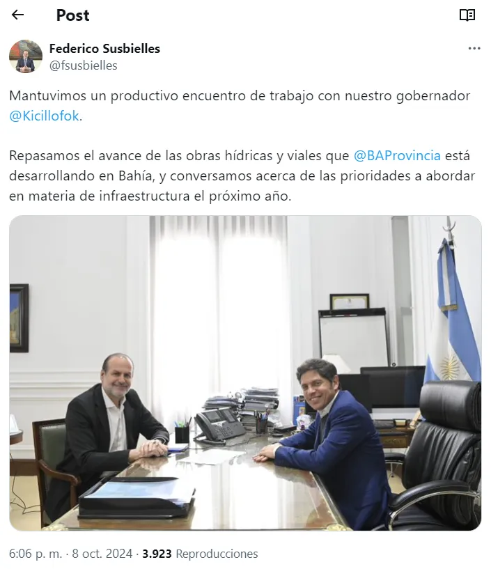 Susbielles y Kicillof
