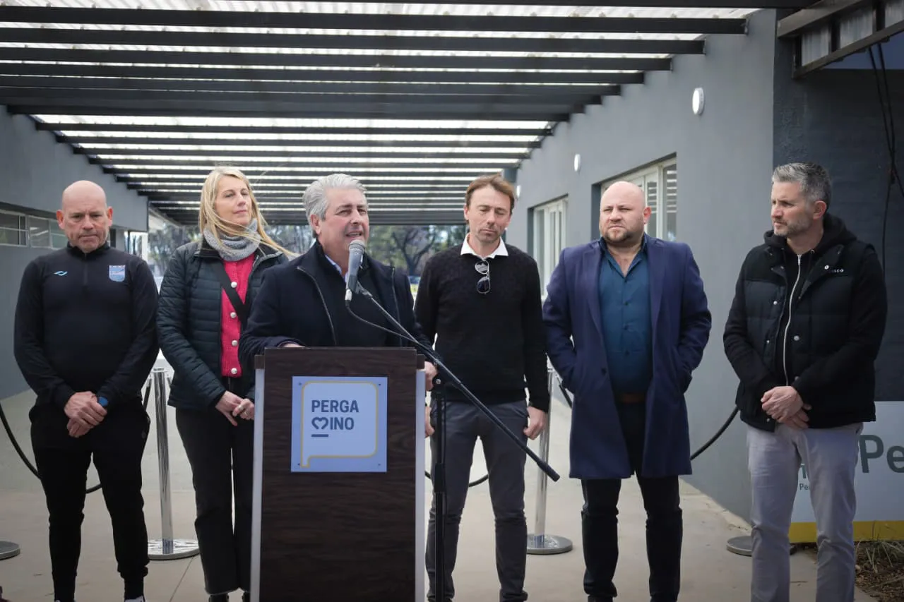 Pergamino presentó la nueva pista de atletismo