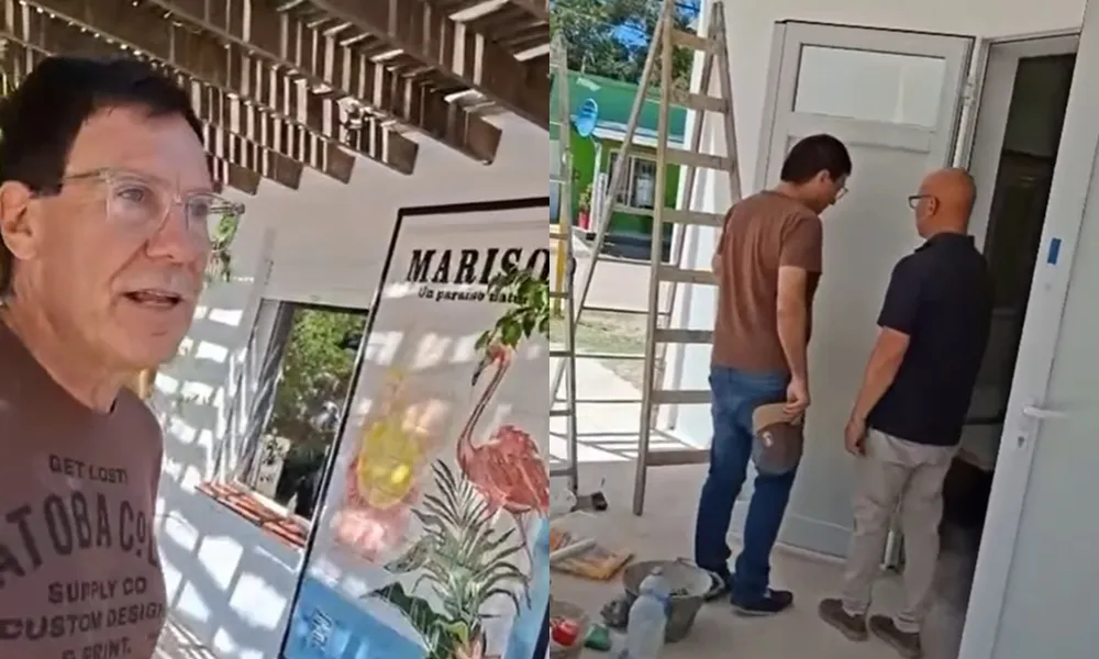 Chalde recorrió obras en Balneario Marisol